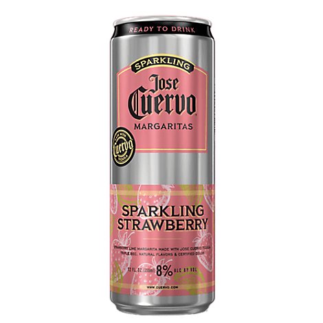 Jose Cuervo Sprklng Strwbrry Marg Single - 355 ML