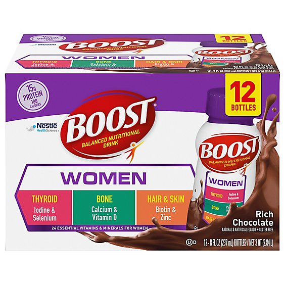 Boost Womens Chocolate Shake Value Pack - 12-8 FZ