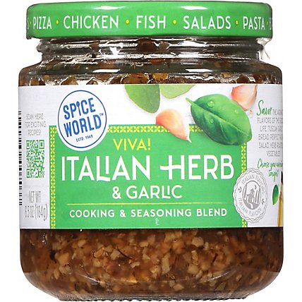 Spice World Italian Herb & Garlic - 6.5 OZ - Image 2