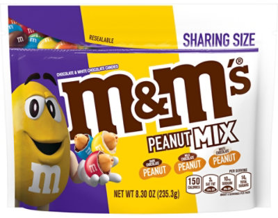  M&ms Peanut Mix Stand Up Pouch 8.3 Ounce - 8.3 OZ 