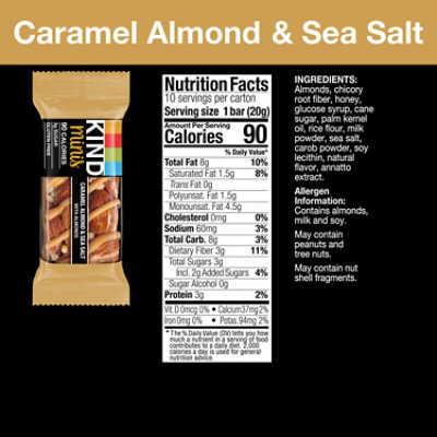 Kind Minis Caramel Almond & Sea Salt - 10-.7 OZ - Image 2