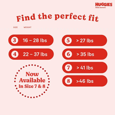 Huggies Little Movers Diapers Size 3 - 76 Count - Image 2