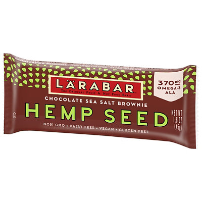 Larabar Chocolate Sea Salt Fudge Brownie With Hemp Seed - 1.6 OZ - Image 4