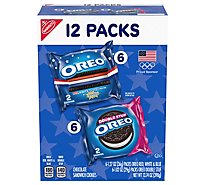 OREO Team USA Limited Edition Chocolate Sandwich Cookies Multipack 12 Count - 13.74 Oz