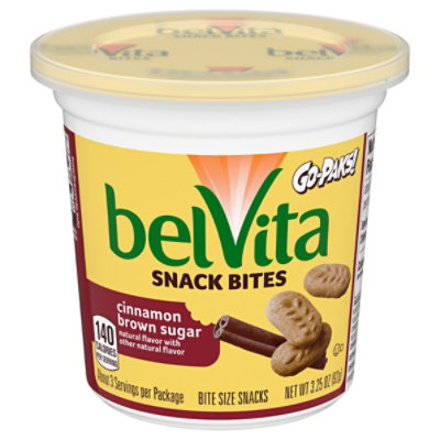 belvita Cinnamon Brown Sugar Mini Breakfast Biscuit Snack Bites - 3.25 Oz