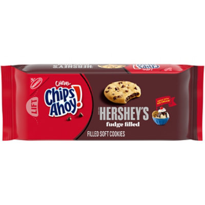 CHIPS AHOY! Chewy Hershey's Fudge Filled Soft Cookies - 9.6 Oz - Image 1