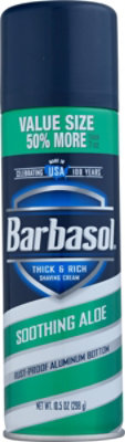 Barbasol Shave Cream Aloe - 10.5 OZ - Image 2