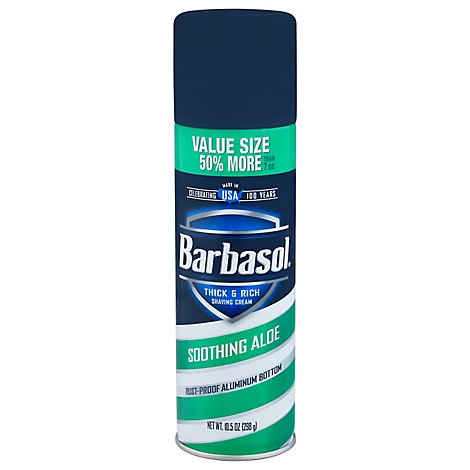 Barbasol Shave Cream Aloe - 10.5 OZ