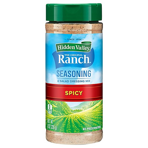 Hidden Valley Original Ranch Spicy Salad Dressing and Seasoning Mix - 8 Oz