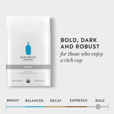 Blue Bottle Organic Bold Dark Roast Whole Bean Coffee Bag - 12 Oz - Image 2