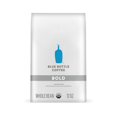 Blue Bottle Organic Bold Dark Roast Whole Bean Coffee Bag - 12 Oz - Image 1