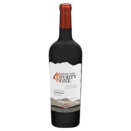 Highlands 41 Red Darkness Wine - 750 ML - Image 1