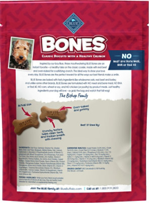 Blue Buffalo Small Beef Dog Biscuits - 16 OZ - Image 5