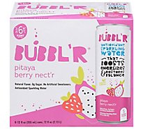 BUBBL'R Antioxidant Sparkling Water Pitaya Berry Nect'r - 6-12 Fl Oz