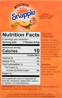 Snapple Pwdr Drink Mix Peach - .75 OZ - Image 6