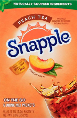 Snapple Pwdr Drink Mix Peach - .75 OZ - Image 2