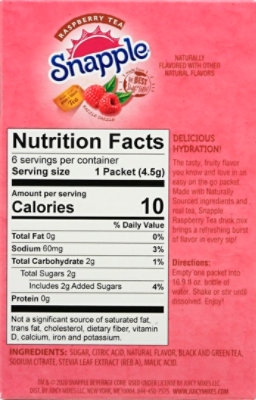 Snapple Pwdmix Raspberry - .75 OZ - Image 6