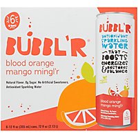 BUBBL'R Antioxidant Sparkling Water Blood Orange Mango Mingl'r - 6-12 Fl Oz - Image 3