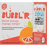 BUBBL'R Antioxidant Sparkling Water Blood Orange Mango Mingl'r - 6-12 Fl Oz - Image 6