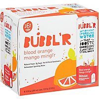 BUBBL'R Antioxidant Sparkling Water Blood Orange Mango Mingl'r - 6-12 Fl Oz - Image 2