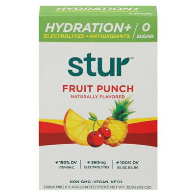 Stur Pwdmix Hydrfruitpunch - 32 GR - Image 3