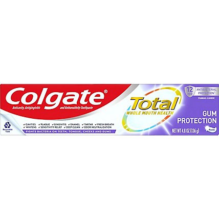 Colgate Total Gum Protection Toothpaste - 4.8 Oz - Image 2