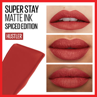 Maybelline Super Stay Matte Ink Liquid Lipstick Lip Makeup Hustler - 0.17 Fl. Oz. - Image 3