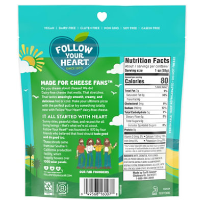 Follow Your Heart Dairy-Free Finely Shredded Mozzarella - 7 Oz - Image 2