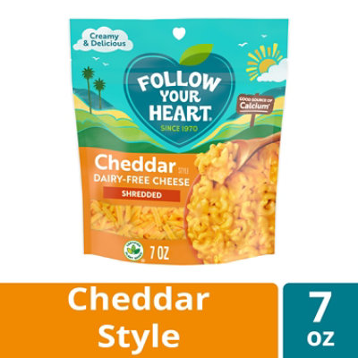 Follow Your Heart Dairy-Free Finely Shredded Cheddar - 7 Oz - Image 1