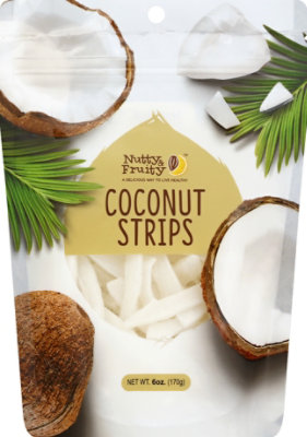 Nutty And Fruity Coconut Strips - 6 OZ - Image 2