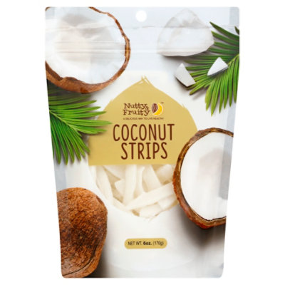 Nutty And Fruity Coconut Strips - 6 OZ - Image 1
