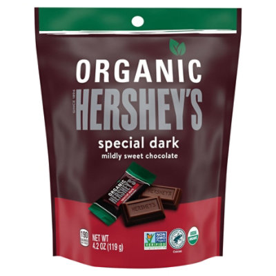 Hersheys Organic Dark Chocolate Miniature - 4.2 OZ