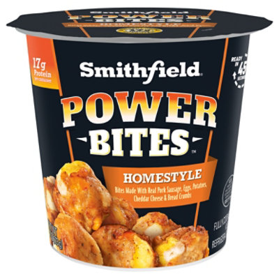 Smithfield Homestyle Sausage Egg Cheese Power Bite - 4 Oz