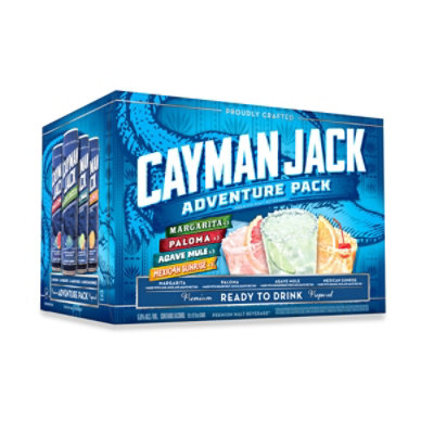 Cayman Jack Cocktail Variety Pack In Cans - 12-12 Fl. Oz.