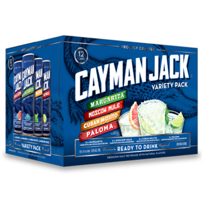 Cayman Jack Cocktail Variety Pack In Cans - 12-12 Fl. Oz.