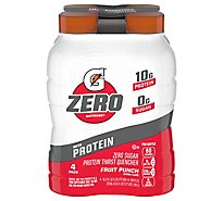Gatorade Zero Protein Water Fruit Punch - 4-16.9 FZ