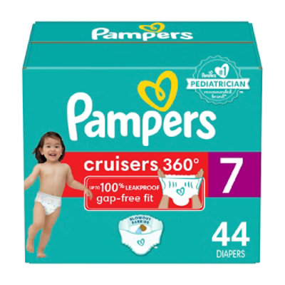 Pampers Cruisers 360 Size 7 Diapers - 44 Count - Image 1