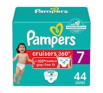 Pampers Cruisers 360 Size 7 Diapers - 44 Count