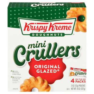 Krispy Kreme Original Glazed Mini Crullers - 8 OZ