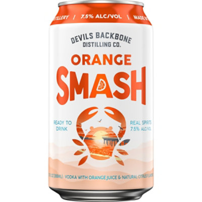 Devils Backbone Distilling Co. Orange Smash 7.5% In Cans - 4-12 Fl. Oz. - Image 3