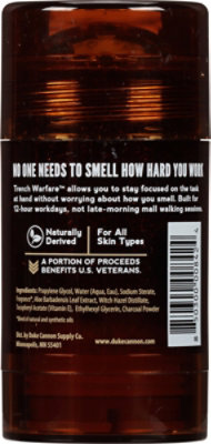 Duke Cannon  Antiperspirant Deodorant Charcoal Sandlewood - 275OZ - Image 5