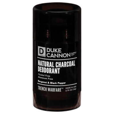 Duke Cannon  Antiperspirant Deodorant Charcoal Bergamot - 275OZ