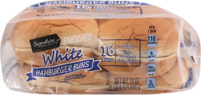Signature SELECT Hamburger Buns 16 Ct - 24 OZ - Image 1