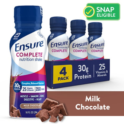 Ensure Complete Chocolate Nutrition Shake - 4-10 Fl. Oz. - Image 1