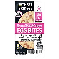 Three Bridges Ham & Gruyere Egg Bites Made With Egg Whites - 4 OZ - Image 3