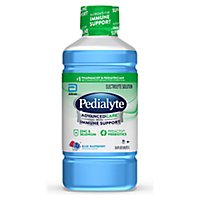 Pedialyte AdvancedCare Blue Raspberry Electrolyte Solution - 33.8 Fl. Oz. - Image 1