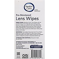 Signature Care Lens Wipes Pre Moistened - 100 CT - Image 4