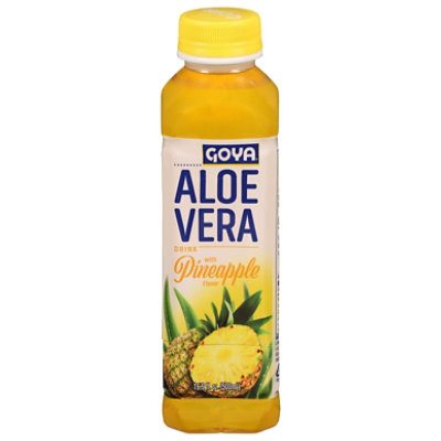 Goya Aloe Vera Pineapple Drink - 16.9 FZ - Image 1