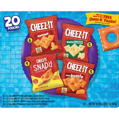 Cheez-It Cheese Crackers Variety Pack Baked Snack Crackers 20 Count - 19.1 Oz - Image 4