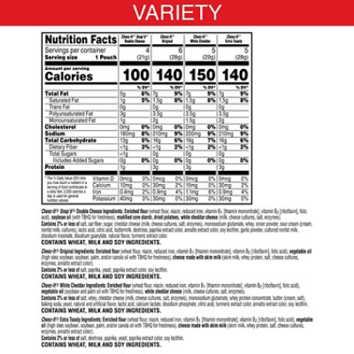 Cheez-It Cheese Crackers Variety Pack Baked Snack Crackers 20 Count - 19.1 Oz - Image 2
